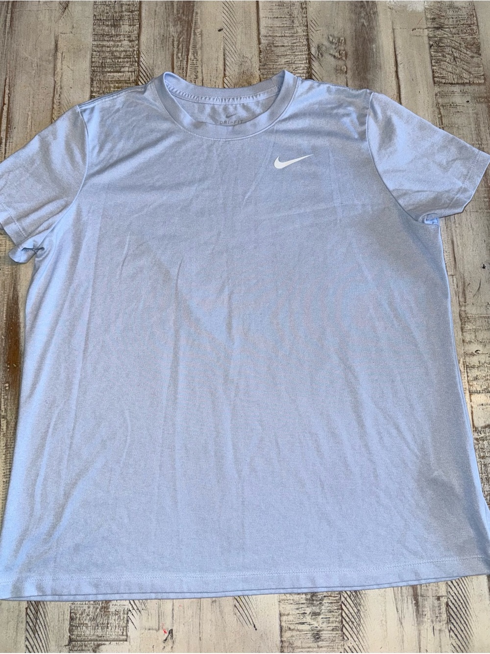 Nike Women's Light Blue Short Sleeve Crew Tee